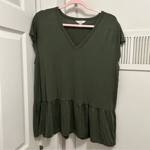 TIME AND TRU Olive shirt